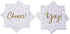 100 Pack Cocktail Napkins - Includes 2 Designs - Perfect for Weddings, Birthdays, New Year Party Supplies …...