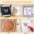 64Pcs Flower Stencils for Painting 3 Inch Plastic Stencils for Crafts Rock Painting Stencils Reusable Stencils for Painting on Wood Wall Tile Home...