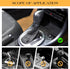 2 Pcs Black Fashionable Gear Shift Knob Covers for Most Cars, Comfortable Waterproof Sweat-proof Silicone Gear Lever Cover, Anti-Slip Protective C...