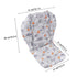 Baby High Chair Cushion, Thick Pad for Wooden High Chair, Baby Dining Chair Liner Mat (Grey Forest)...