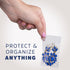 GPI Clear Plastic Reclosable ZIP Poly Bags, Case of 100, 2-mil Thick, 2 Inch x 3 Inch, for Travel, Storage, Shipping...