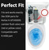 Flush Valve Seal for Kohler, Canister Flush Valve Toilet Tank Gasket Replacement Parts Compatible Kohler K-GP1059291 K-4436, Upgraded Silicone Mat...