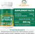 800 MG Liposomal Luteolin Supplement - Maximum Absorption, Premium Antioxidant Supplement for Brain & Overall Well-being, 60 Softgels - 30-Day Sup...
