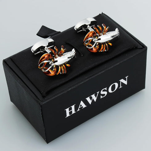 Lobster Cufflinks For Men With Gift Box...