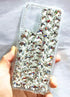 Aikukiki for OnePlus Nord N200 Case,3D Handmade Sparkle Stunning Stones Crystal Diamond Bling Glitter Phone Case for OnePlus Nord N200 5G (T-Mobil...