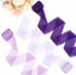 3 Roll 1.5In Wide 16Yd Purple Crinkle Silk Ribbon Handmade Fabric Chiffon Ribbon Craft Ribbon for Bridal Bouquet Gift Wrapping Invitation Home Dec...
