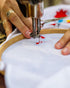 Pllieay 2 Pieces 14 Count Big Size White Aida Cross Stitch Fabric, Classic Reserve Aida Cloth, 19.6 x 21.6 Inch...