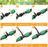 Drip Irrigation Fittings, 15 Pcs Lock Barbed Tee for 1/2 to 1/4 Inch Vinyl Tubing, Drip Line Parts 3-Way Tees Irrigation Connectors for Drip Sprin...