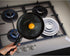 HIC Kitchen Heat Diffuser Reducer Flame Guard with Removable Handle, Stainless Steel...