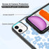 Light Blue Flower Phone Case Compatible with iPhone 11 6.1 Inch - Shockproof Protective TPU Cute Blue Floral iPhone Case Designed for iPhone 11 Ca...