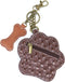 CHALA Dog Collection Women's Decorative Key Fob/Coin Purse Accessory (Ivory Paw Print)...
