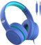 gorsun Premium A66 Kids Headphones with 85dB/94dB Volume Limited, in-line HD Mic, Audio Sharing, Foldable Toddler Headphones, Adjustable, Children...