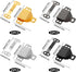 60 PCS Sewing Hooks and Eyes Closure Pants Hooks for Waist 4 Colors Dress Hooks Sewing Hook and Bar Fasteners Sewing DIY Craft Bra Hooks Replaceme...
