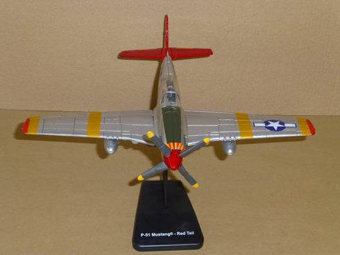 New Ray World War II Replica Fighter Air Planes ClassicAircraft P-51D Red Tails 1:48...