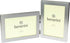 Brushed Aluminium Satin Silver Colour Twin 2 Picture Double Folding Photo Frame Gift - Takes 2 Standard 6 x 4 inch photographs (1 Landscape and 1 ...