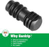 1/2" Drip Irrigation End Plug?13mm ID Barbed End Cap Irrigation Fittings for 1/2 Inch Irrigation Tubing (0.520"ID-0.640" OD) Drip Line Goof Plug C...