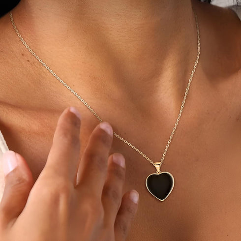 Flyonce Valentines Jewelry Set Mismatched Heart Jewelry Set for Women, Heart Pendant Necklace Asymmetric Earrings Set Valentines Day Gifts for Her...