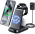 Wireless Charger for Samsung Phones Watch Earbuds(Not for Z Flip & A Serie-Phone), SWIO 3 in 1 Charging Station for Samsung Watch 6/5/4/3, S24 S23...
