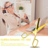 MultiBey Scissors Straight Recycled Stainless Steel 7" Copper Gold Multipurpose Fabric Leather Arts and Crafts Paper Shears Heavy Duty (Upgraded)...