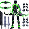 (Assembly Completed) T13 Action Figure, 5.5 Inch 3D Printed Multi-Jointed Movable Dummy 13 Toy,Dummy 13 Robot Action Figure with Lots of Weapons...