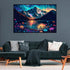 5D DIY Diamond Art Mountain Lake Flowers Large Size Diamond Painting Kits for Adults,Full Drill Crystal Rhinestone Arts and Crafts,Gem Art Paintin...