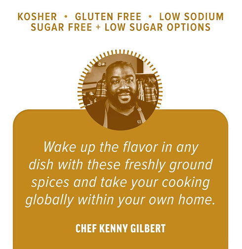 Chef Kenny's Spice Blends Gilbert's Ultimate Raging Cajun Seasoning, No GMO, Gluten Free, Low Sodium Seasonings, 5.2 oz...