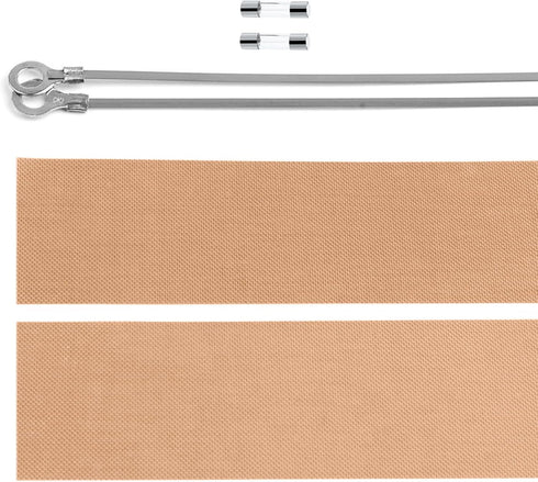 Metronic 12 inch Heat Seal Closer Impulse Sealer Accessories,2PC Thermal Fuse+2PC Fever Cloth (12 inch)...