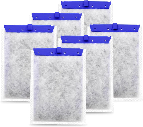 6 Pack Aquarium Filter Cartridge Compatible with Whisper Power Filters,Large Replacement Filter Cartridges Bio-Bag for ReptoFilte 20i/40i/IQ20/IQ3...