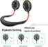 Portable Neck Fan, USB Rechargeable Fan with 3 Speeds Adjustable, Neck Fans Portable Rechargable Prime with LED Lights - Black...