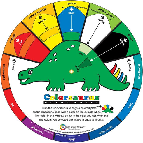 Color Wheel Childrens Colorsaurus...