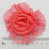 Chenkou Craft 20pcs Large Trim Chiffon Ribbon Bows Flowers Appliques Wedding 85MM (Flower(A0420))...