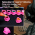 200PCS Tattoo Ink Caps Heart Shaped Tattoo Ink Cups Spliceable Disposable Pigment Caps Plastic Ink Caps with Base Ink Caps for Tattooing Permanent...
