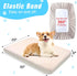 Dog Bed Covers Replacement Washable 2 Pack, 100% Waterproof Dog Bed Cover Soft Noiseless Dog Bed Sheets 50% Increase Durability, Beige 30 x 20 inc...