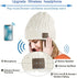 Wireless Beanie Hat Men Women Headphone Music Hat Winter Cap Stereo Headset Speaker Microphone Earphone Outdoor (White)...