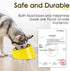 SuperDesign Mess Free 15° Slanted Bowl for Dogs and Cats, Tilted Angle Bulldog Bowl Dog Feeder, Non-Skid & Non-Spill, Easier to Reach Food S/0.5 C...