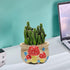Mushroom Plant Pot Ceramic Small Cute Succulent Pots 4 Inch Flower Pots for Indoor Plant/Succulent/Cactus Mushroom Decor (Red)...
