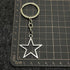 Caiyao Silver Hollow Star Keychain for Women Men Long Distance Friendship Pendant Keyring Jewelry Gift...