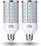 2-Pack 30W (200W Equivalent), E26 Standard Base LED Corn Light Bulb for Garage Factory Warehouse Street Lamp Post Lighting Barn Porch Backyard Gar...