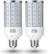 2-Pack 30W (200W Equivalent), E26 Standard Base LED Corn Light Bulb for Garage Factory Warehouse Street Lamp Post Lighting Barn Porch Backyard Gar...