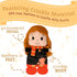 Kids Preferred Harry Potter Hermione Teether Plush Toy Crinkle Cloth for Newborn Baby Boys and Girls, 10 inches...