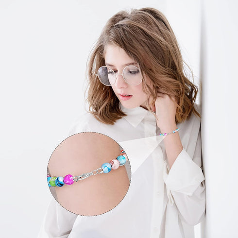 880 Pieces Jewelry Making Accessories Set Include 80 Lobster Clasps 200 Bead Knot Covers 200 Crimp Cover 200 Crimp End Tip and 200 Jump Ring Conne...