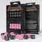 Fortress Compact D6: Black & Pink by Q-Workshop, Dice for RPG Board Games, for 1+ Players and Ages 14+...