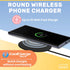 Ultra Slim Wireless Charging Pad for Phones by It’s Just Smart, Fast Charger for iPhone 15 14, Samsung S24 S23, Google Pixel 8 Pro, Android Phones...