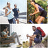 Behind The Head Headphones, itayak Bluetooth 5.0 Neckband Around Head Headphones Lightweight Small Foldable Wireless Sports Sweatproof Headset wit...