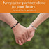 Lucky Feather Long Distance Relationships Couples Bracelets - A Reminder of Love and Strength During Time and Distance Apart (2 Piece Set) Couples...