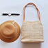 Straw Beach Bag Buckets Totes Handbag Shoulder Bag Tote Bag Women Summer Handbag...