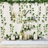 168 feet Artificial Vines Greenery Garland Fake Hanging Leaves Faux Foliage Plants for Wedding Party Garden Home Kitchen Office Wall Decorations (...