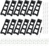12pcs Easel Back Stand, Plastic Picture Frame Easel Backs, Black Adhesive Easel Back Support, Easel Back Frame Holder with 1pcs Screwdriver...