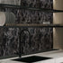 Black Marble Paper Granite Wallpaper 17.7" X 196" Peel and Stick Countertop Paper Self Adhesive Thickening for Kitchen Bathroom and Furniture...