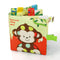 Vicloon Soft Baby Books Toys, Baby Soft Book with Animals and Label, Cloth Book Has 3D Touch and Feel Crinkle, Baby Soft Cloth Book for 0-3 Year O...